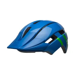 Kask rowerowy dziecięcy Bell Sidetrack II Integrated MIPS Jr gloss blue/green