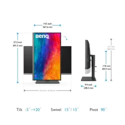 Monitor BenQ PD2706U 27" 4K IPS 60Hz 5ms Graficzny
