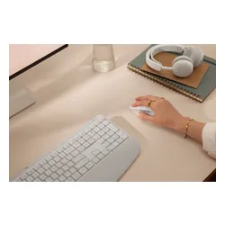 Zestaw klawiatura i mysz Logitech Signature Comfort Plus MK880 bezprzewodowy biały