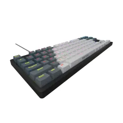 Klawiatura mechaniczna Lorgar Azar 514 TKL RGB Biało-czarny