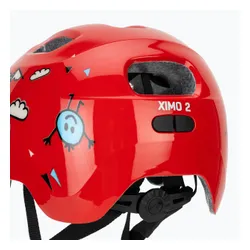 Kask rowerowy dziecięcy Alpina Ximo 2 Jr red smile gloss