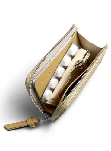 Кошелек Bellroy L-Pocket кожаный, горчичный