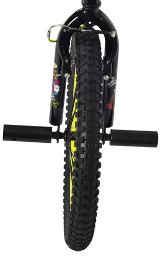 Rower dziecięcy KARBON Stickerboomb BMX 20 Czarno-limonkowy