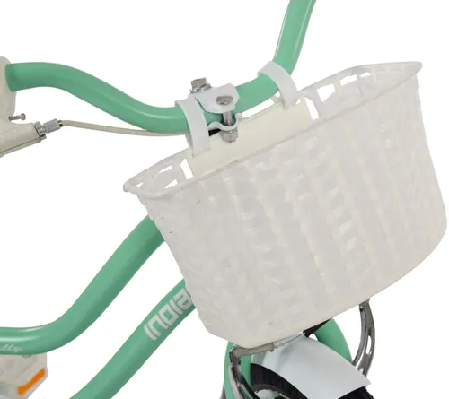 Rower dziecięcy INDIANA Pretty 16 cali dla dziewczynki Miętowy