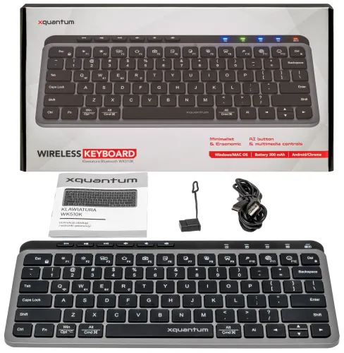 Klawiatura XQUANTUM WK510K Wireless