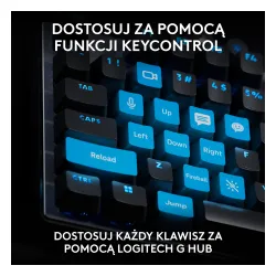 Klawiatura Logitech Pro X TKL Rapid Czarny