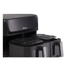 Air Fryer Frytkownica beztłuszczowa HISENSE HAF2700DCD 11l z podwójnym koszem 8 automatycznych programów