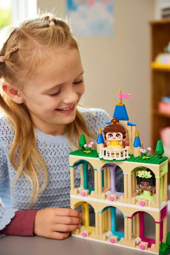 LEGO 43291 Disney Princess Mała Bella i Tiana z zamkiem