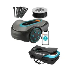 Robot koszący GARDENA Sileno Minimo 500 + Pokrowiec GARDENA 4057-20