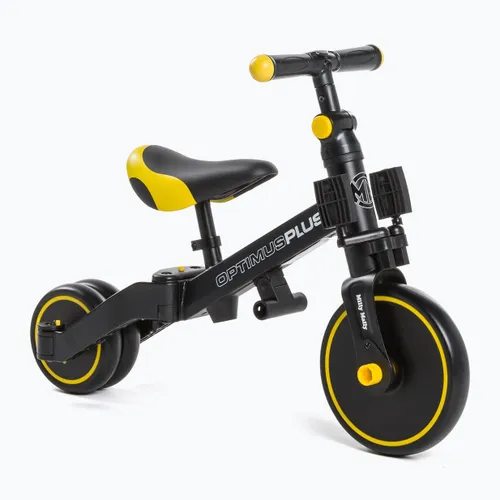 Rowerek biegowy trójkołowy Milly Mally 4w1 Optimus Plus black