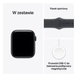 Apple Watch SE 3gen GPS + Cellular koperta 40mm z aluminium Północ pasek sportowy Północ M/L