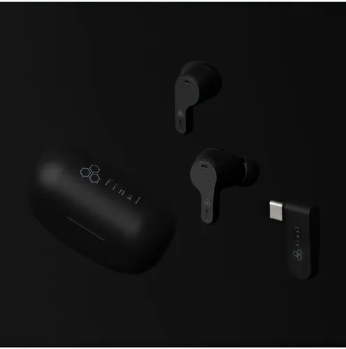 Słuchawki dokanałowe FINAL AUDIO VR3000 Wireless ANC Czarny