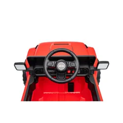 Auto Na Akumulator Jeep Rubicon 2X200W 24V Eva Skóra LED Pilot Radio MP3