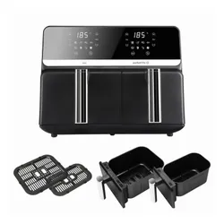 Air Fryer Frytkownica beztłuszczowa ELDOM FR200 Fritela 9l z podwójnym koszem