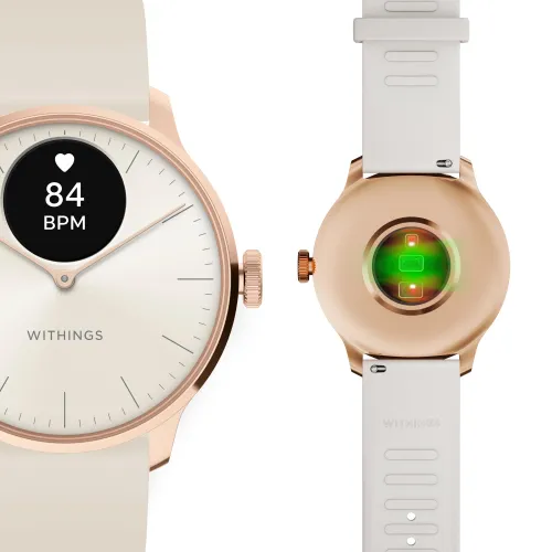 Smartwatch Withings ScanWatch Light 37 мм розовое золото