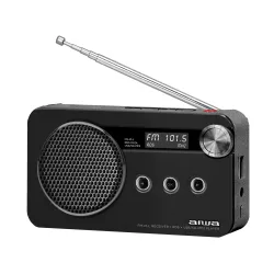 Radioodbiornik Aiwa RS-77PLL/BK Radio FM Czarny