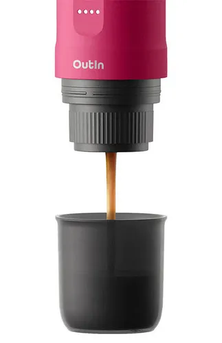 Капсульная кофемашина OUTIN Nano, красный