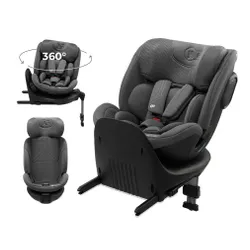 Fotelik samochodowy KINDERKRAFT Xrider 2 I-size 40-150 cm (0-21 kg) Szary