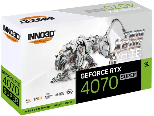 Karta graficzna Inno3D GeForce RTX 4070 Super Twin X2 OC White 12GB GDDR6X 192bit DLSS 3