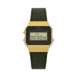 Casio Vintage A700WEGL-3aef Green / Gold Saati