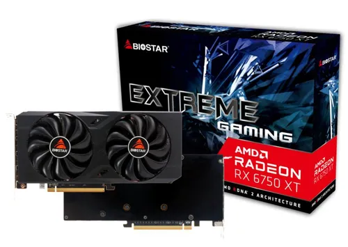 Karta graficzna Biostar Radeon RX 6750 XT 12GB GDDR6 192bit FSR