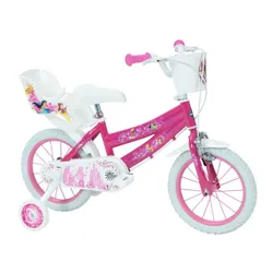 Rower dziecięcy HUFFY Disney Princess 14 cali dla dziewczynki Różowy