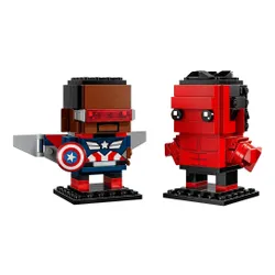 LEGO BrickHeadz 40668 Figurki Kapitana Ameryki i Czerwonego Hulka