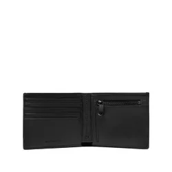 Большой мужской кошелек Calvin Klein Modern Bar Bifold 5cc с монетой K50K511378 Black Nano Mono 0GL