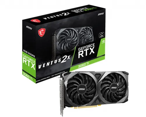 Karta graficzna RTX 3060 Ti VENTUS 2X V1 LHR 8GB GDDR6 256bit 3DP/HDMI 