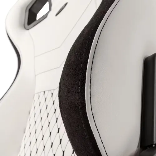 Fotel Noblechairs EPIC White Black Gamingowy do 120kg Skóra ECO Biało-czarny