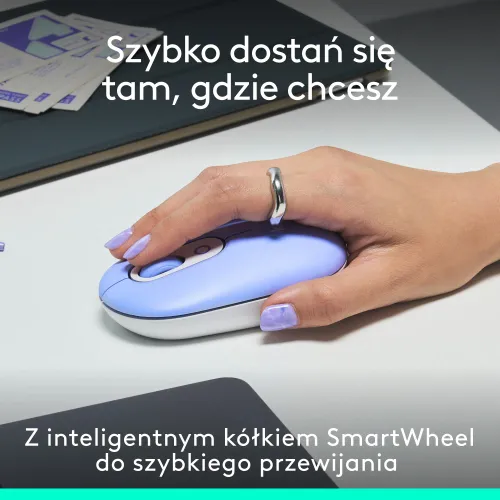 Myszka Logitech POP Mouse Fioletowy