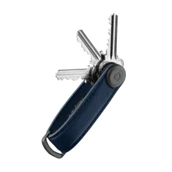 Skórzane etui na klucze Orbitkey Saffiano - oxford navy