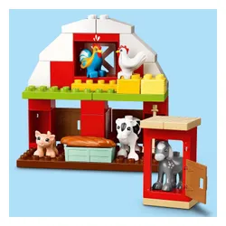 Конструктор Lego Duplo сарай, трактор и домашний скот (10952)