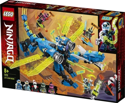 Конструктор Lego Ninjago кибердракон Джея (71711)