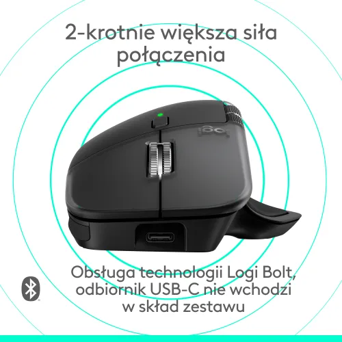 Myszka Logitech MX Master 4 dla Mac Czarny