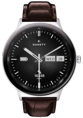 Smartwatch GARETT Quantum Srebrny