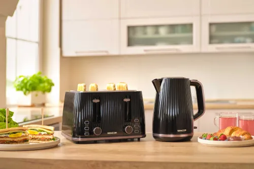 Toster Sencor STS 7541BK Ruszt do bułek Rozmrażanie 1860W