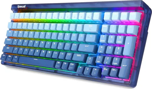 Klawiatura mechaniczna Redragon K656 Pro RGB Purple Switch Niebieski