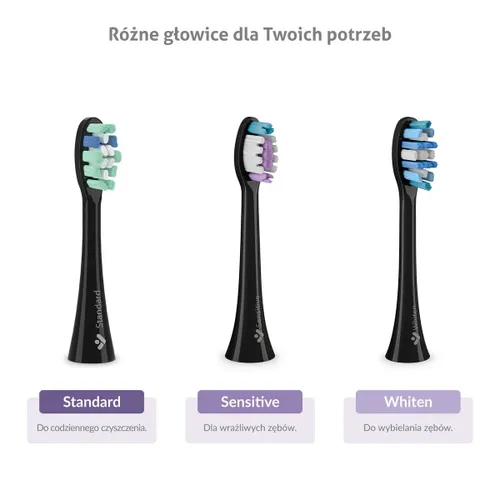 Szczoteczka soniczna TRUELIFE SonicBrush Clean70 UV Czarny