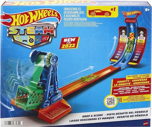 Hot Wheels Zestaw Torów Wyrzutnia Z Punktacją + Autko HDY47