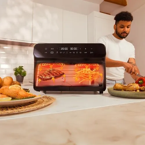 Air Fryer Frytownica CECOTEC Cecotec Cecofry Advance 9000 Inox 9l 8 automatycznych programów