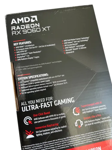Karta graficzna ASROCK Radeon RX 9060 XT Steel Legend 16GB OC - outlet