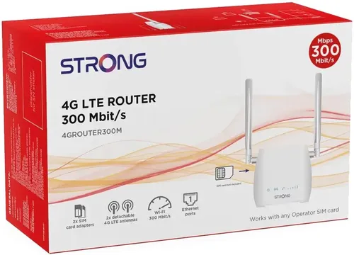 Router STRONG 4GROUTER300M 2.4 GHz, Gniazdo SIM