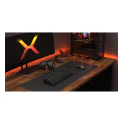 Klawiatura mechaniczna Krux Atax RGB Outemu Brown KRX0042 Czarny