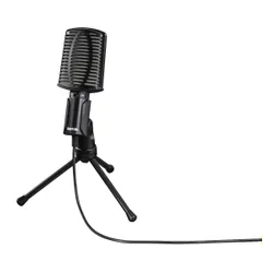 Mikrofon Hama MIC-USB Allround Przewodowy Pojemnościowy Czarny