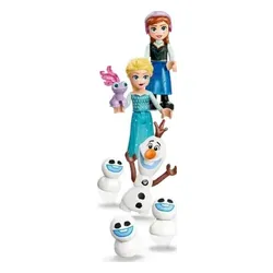 LEGO Disney Princess 43281 Lodowy zamek Elzy i śnieżna przejażdżka