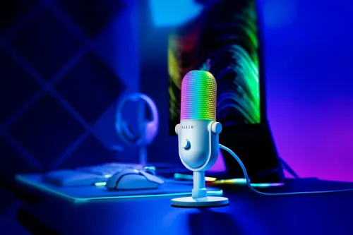 Mikrofon Razer Seiren V3 Chroma Przewodowy Dynamiczny Biały