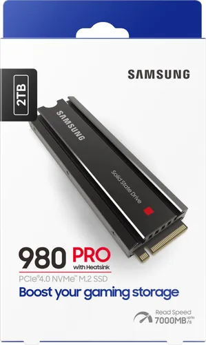 Samsung 980 PRO SSD 2 TB M. 2 2280 PCI-E x4 Gen4 NVMe SSD (MZ-V8P2T0CW)