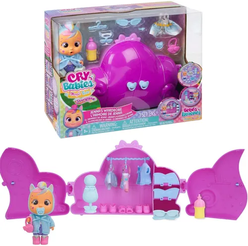 Lalka IMC TOYS Cry Babies Storyland Szafa Jenny + akcesoria