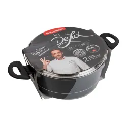 Garnek aluminiowy z pokrywką FLORINA DELUX 4 l